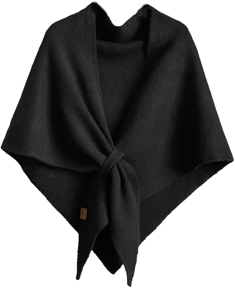 Winter Knitted Shawl Wraps for Women