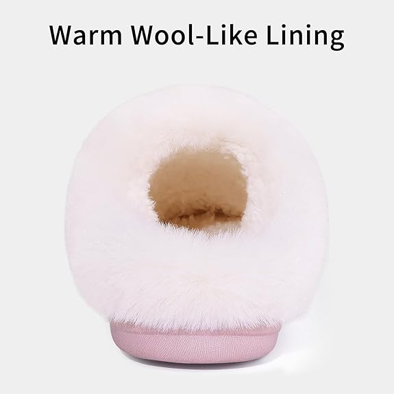 Warm Knit House Slippers for Women
